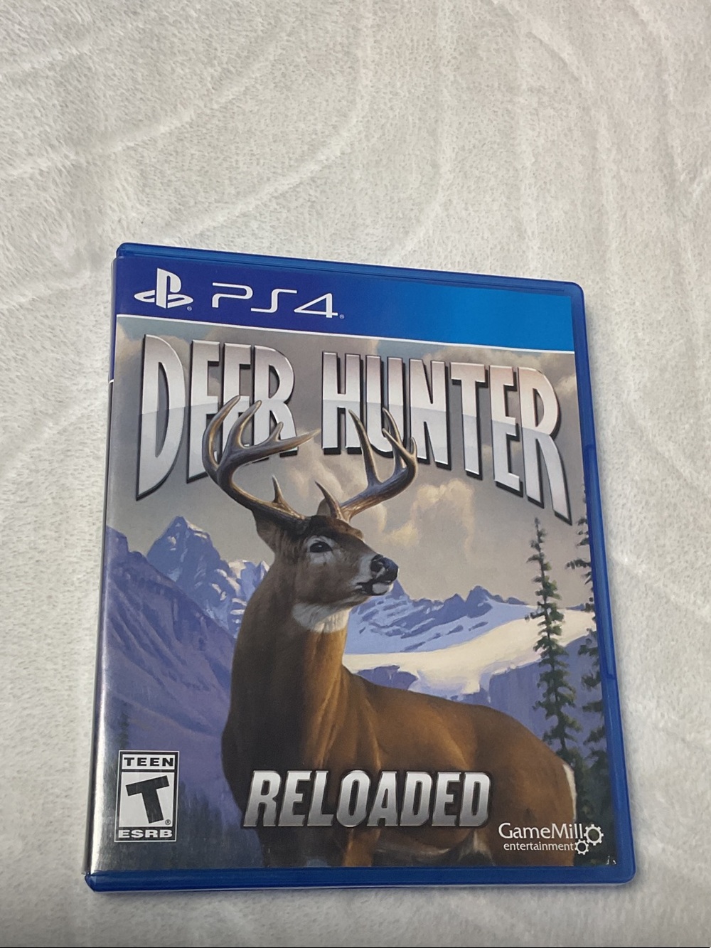 Deer Hunter Reloaded PS4 Game - PlayStation 4 Blue Case